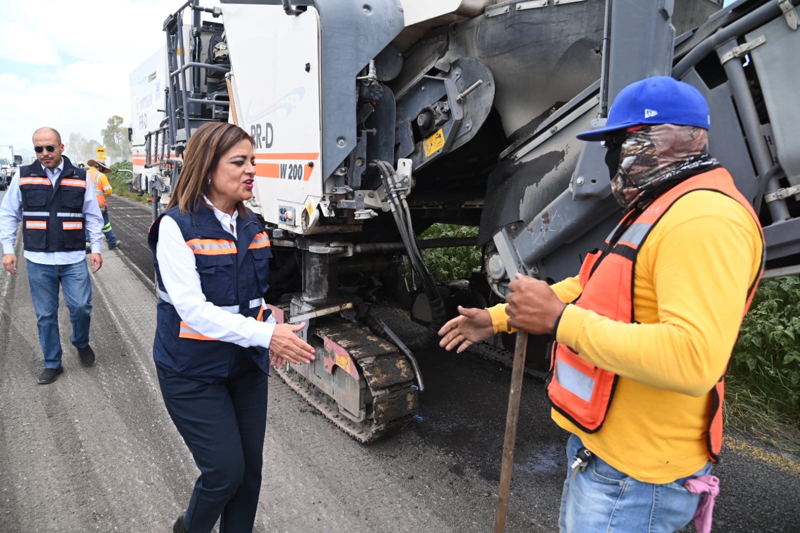 Supervisa CEI mejoramiento del acceso al municipio de Ezequiel Montes