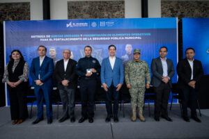 Rodrigo Monsalvo entrega nuevas unidades para reforzar la seguridad en El Marqués