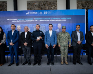 Rodrigo Monsalvo entrega nuevas unidades para reforzar la seguridad en El Marqués