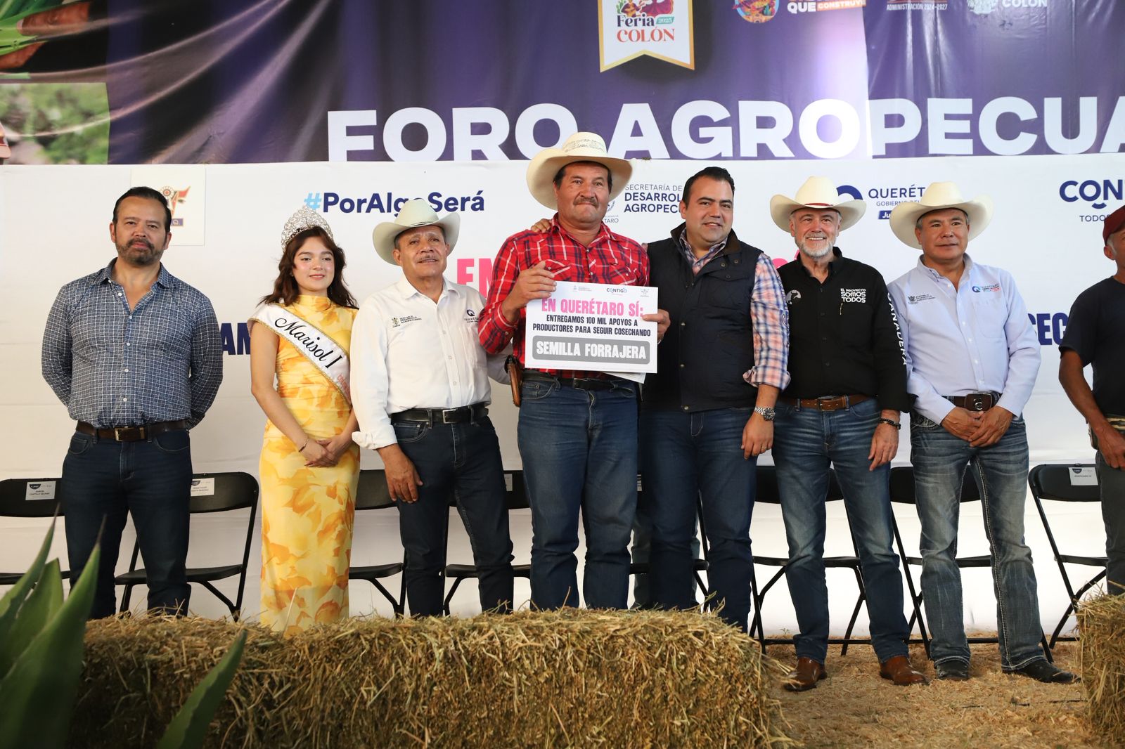 Entrega SEDEA apoyos a productores de Colón