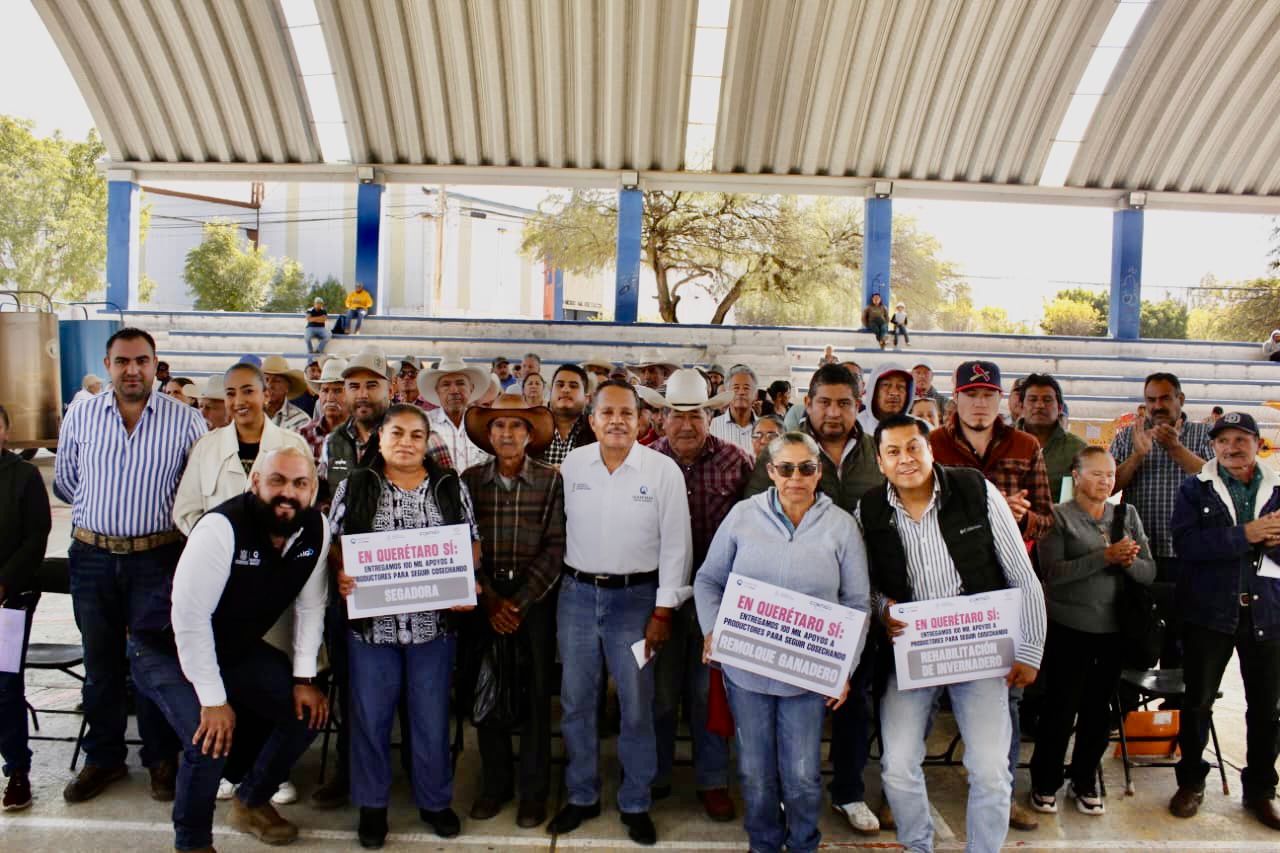 Impulsa SEDEA al campo sanjuanense con apoyos por casi nueve millones de pesos