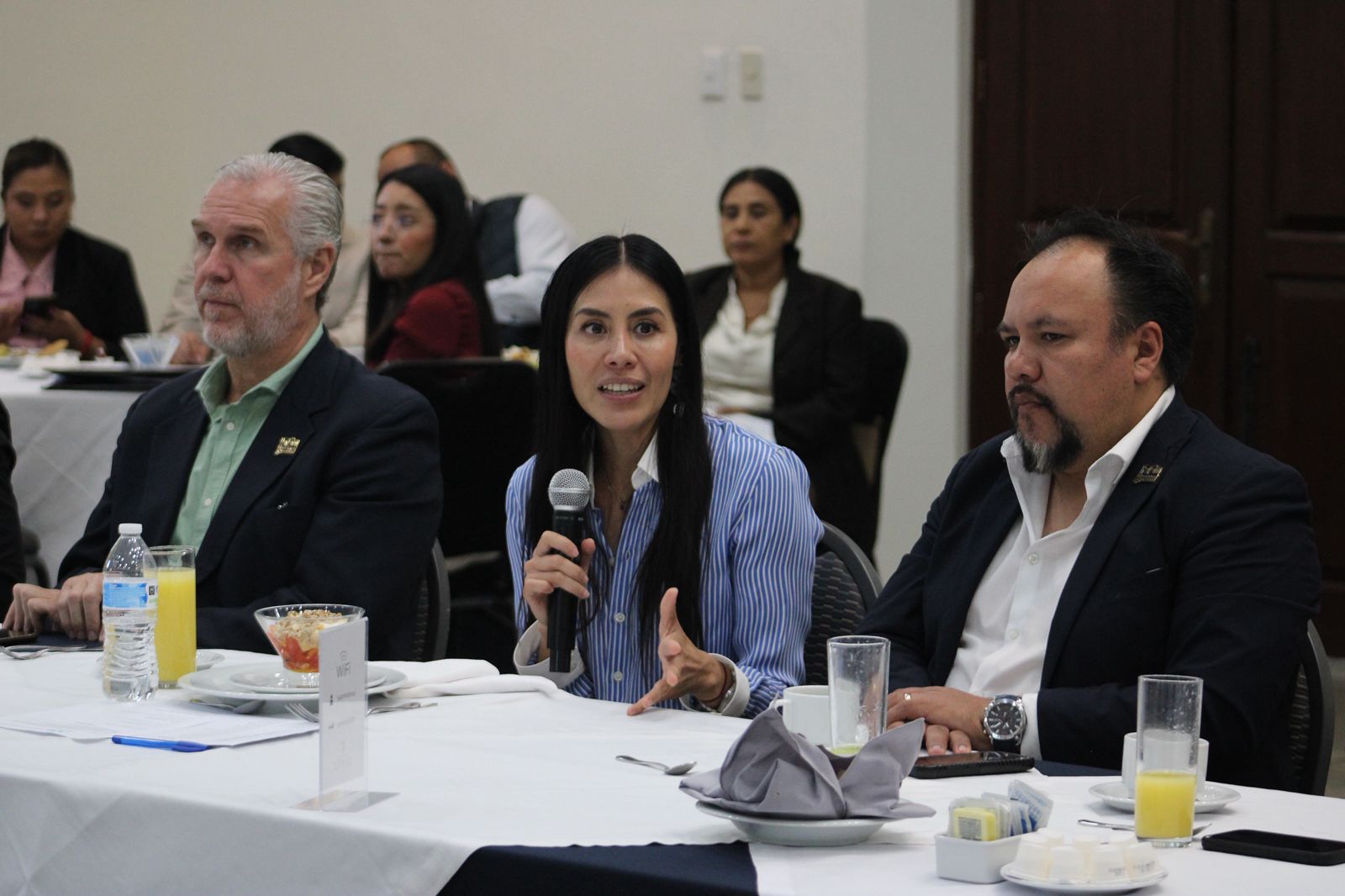 Se reúne Liliana San Martín con Industriales San Juan del Río