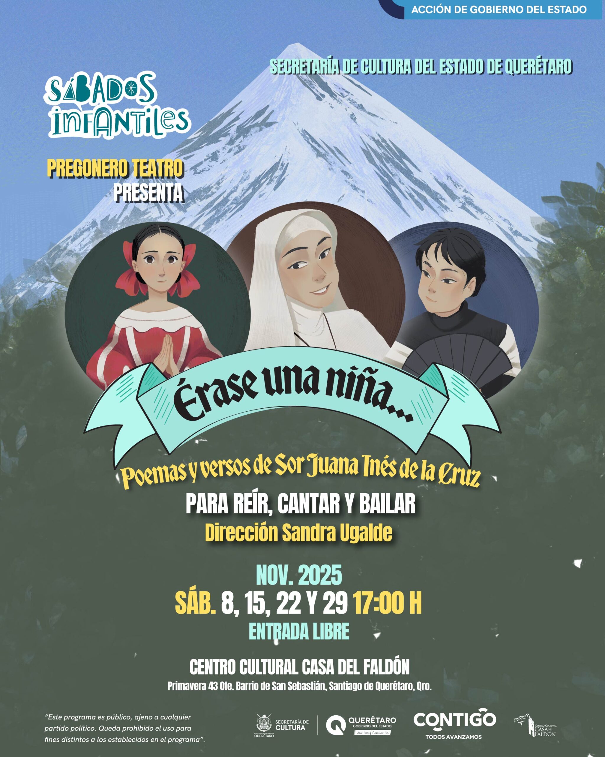 Sábados Infantiles de la Casa del Faldón presenta Érase una Niña