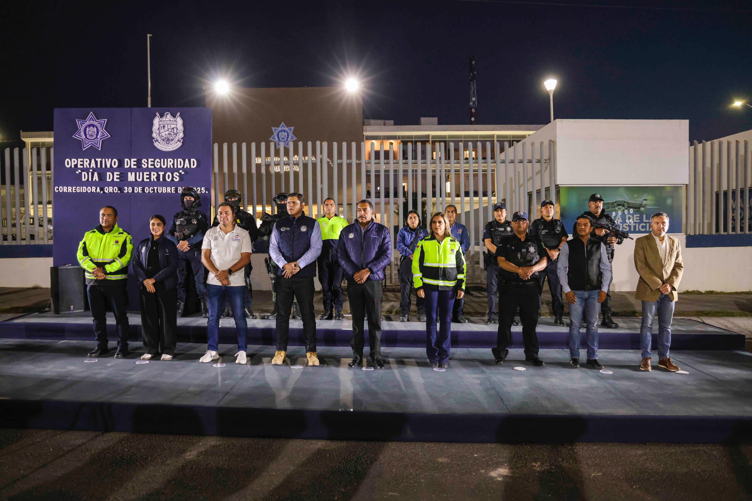Corregidora arranca el Operativo de Seguridad “Día de Muertos”.