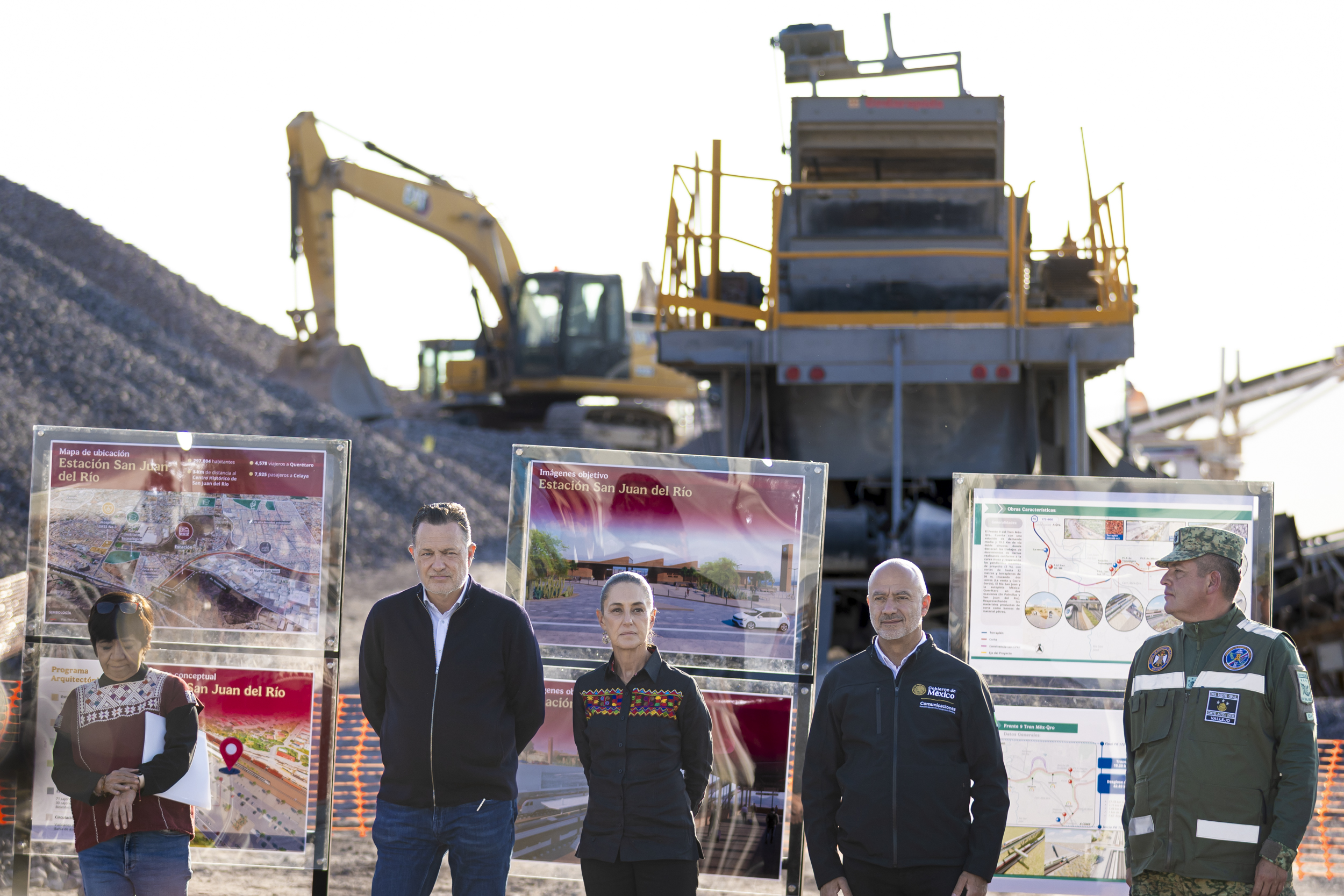 Avanza sin contratiempo la construcción del Tren México – Querétaro