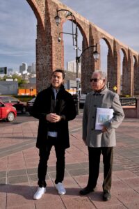 Anuncia Felifer Macías conmemoración por los 300 años del Acueducto de Querétaro