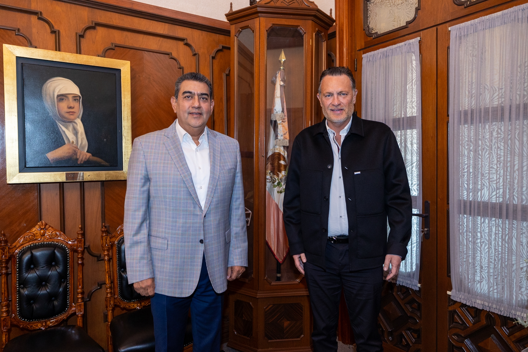 Mauricio Kuri se reúne con titular del Instituto Nacional de Migración