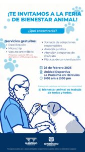 Acerca Municipio de Querétaro Feria de Bienestar Animal a Cayetano Rubio