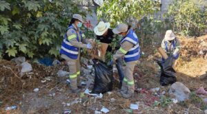 Realiza gobierno municipal de El Marqués jornada integral de limpieza en La Providencia y Saldarriaga.