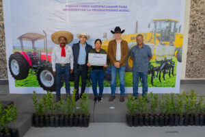 Rodrigo Monsalvo fortalece al campo con entrega de apoyos a 159 productores locales.
