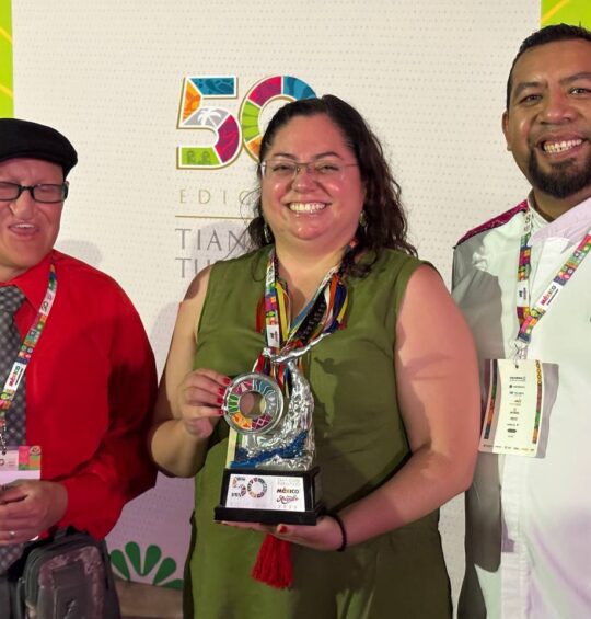 El proyecto queretano inclusivo «Sentidos Vivos» es galardonado en Tianguis Turístico