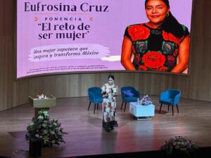 Presenta Municipio de Querétaro la conferencia magistral impartida por Eufrosina Cruz: El Reto de Ser Mujer