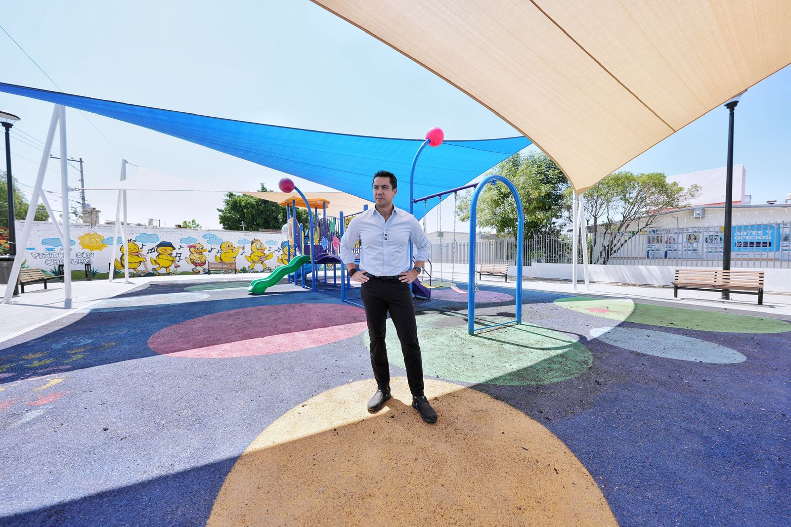Felifer Macías Entrega Remodelación de Parque «Unidad Nacional»