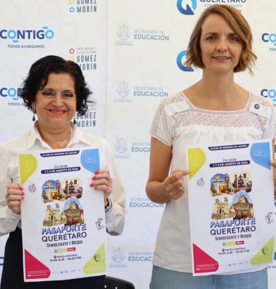 Anuncian titulares de CECEQ y SECULT el Pasaporte Querétaro 2026