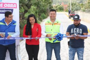 Jairo Morales entrega urbanización de calles Azucenas y Laureles en El Salitrillo