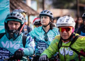 Promueve El Marqués activación física con Rodada MTB en Atongo