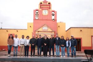 Entrega Jairo Morales  rehabilitación de la parroquia de San Miguel Arcángel